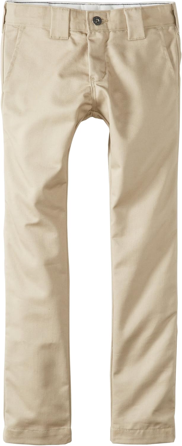 Dickies Boys' Skinny Straight Pant: Khaki Pants For Boys: Clothing