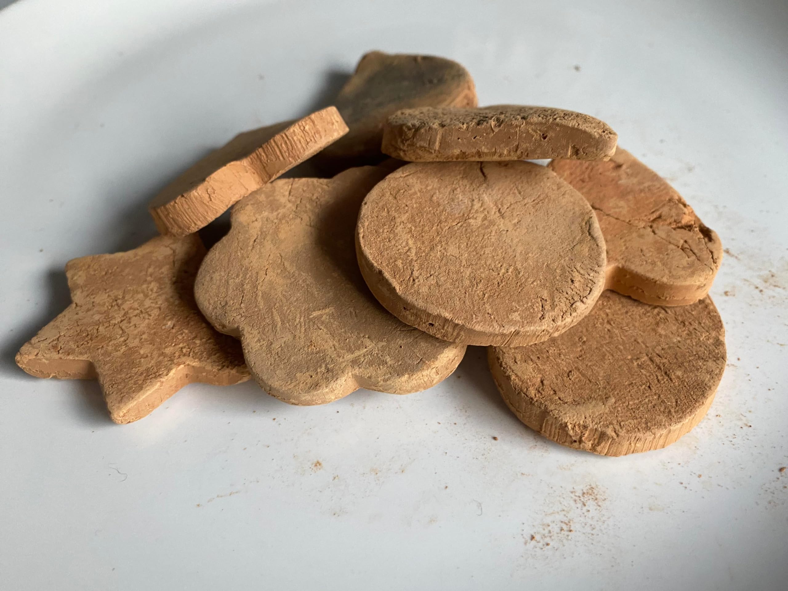 Terracotta clay shapes 200 Grams