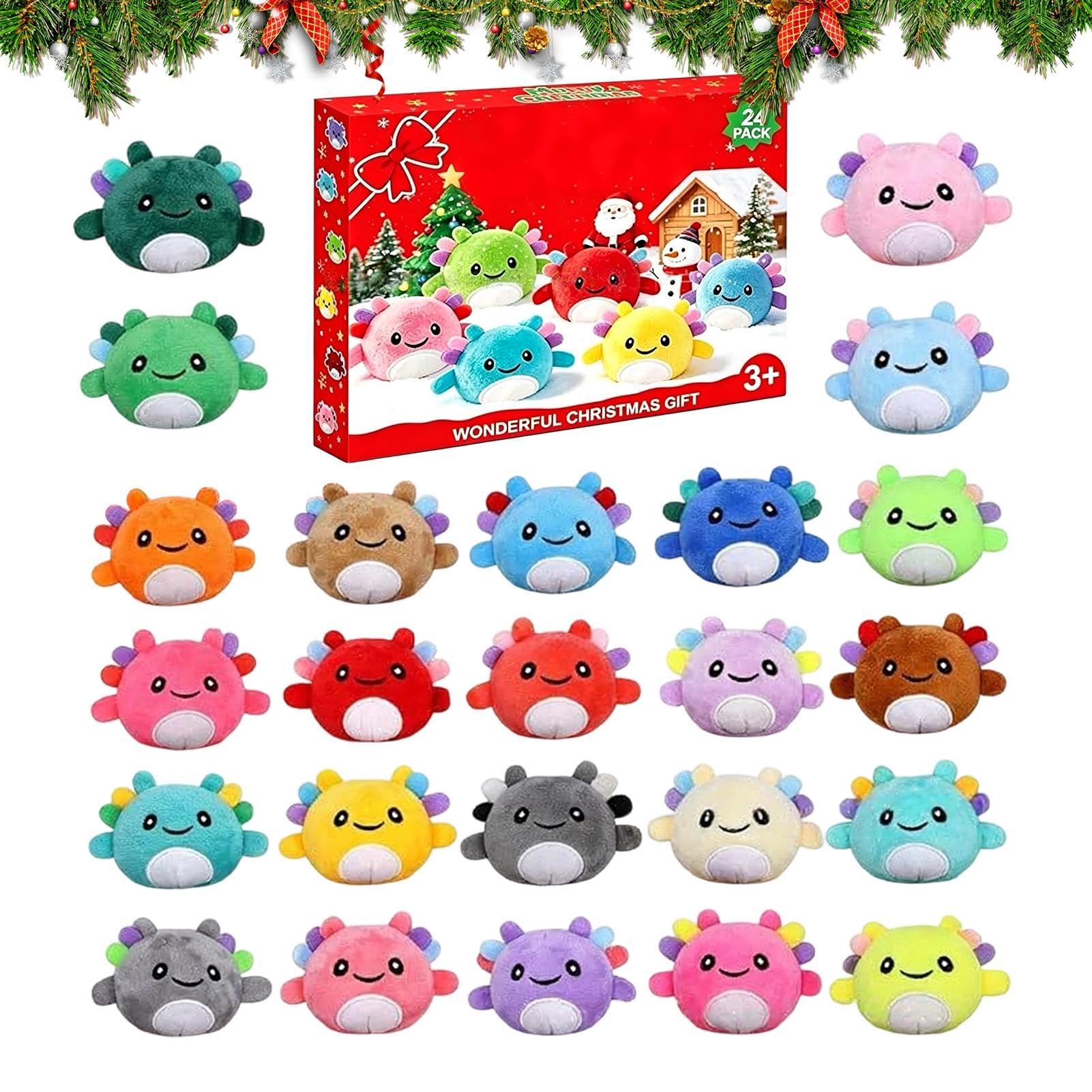 Calendario 'Avvento 2026 Peluche 24 Giorni Portachiavi Axolotl
