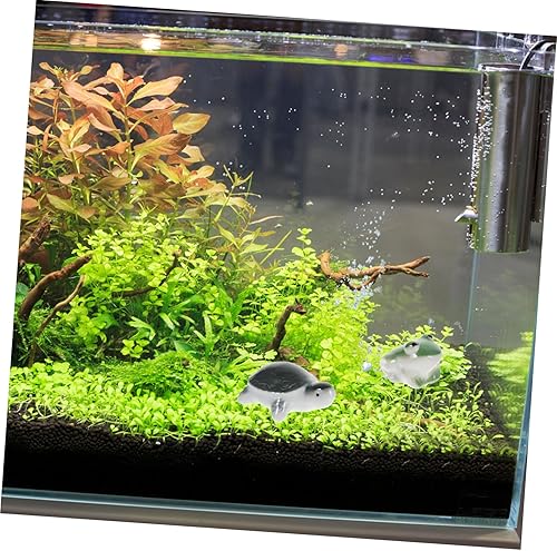 Miniatura 8 de POPETPOP 2 piezas de animales flotantes de cerámica, juguetes de animales pequeños, decoraciones de peces para tanque, decoración del océano,