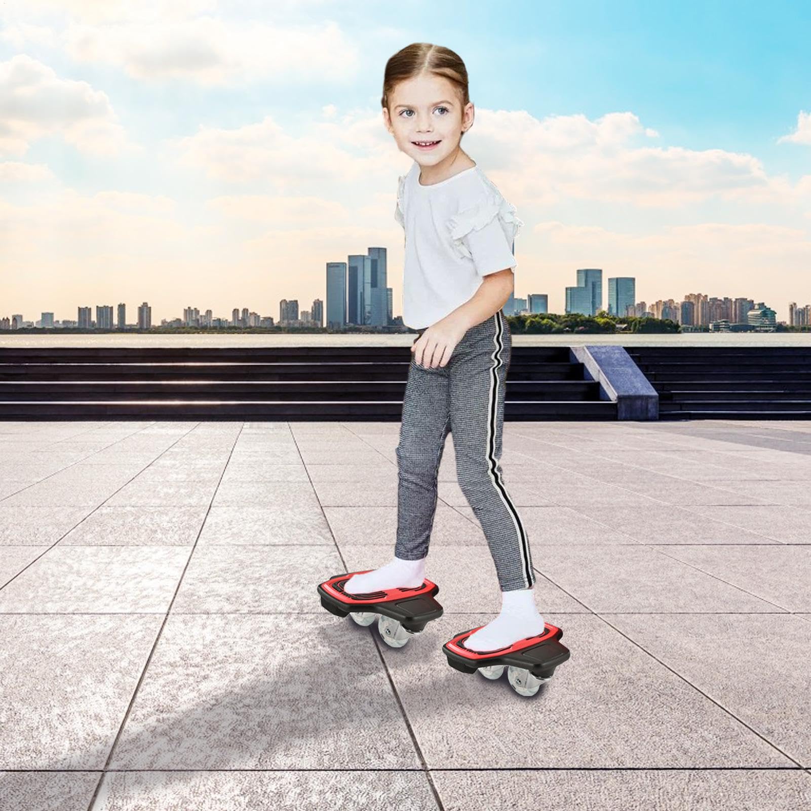 Skateboard pour débutant | Skateboard antidérapant en PU de haute qualité – Skateboard portable pour adolescents, enfants, adultes, loisirs en plein air, freestyle, trick skate
