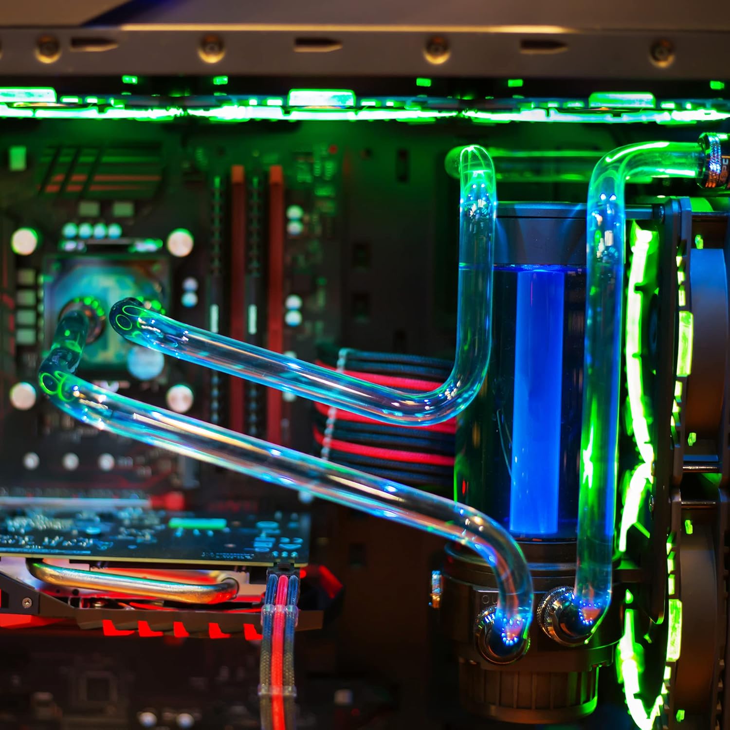 uxcell PETG Tubing Hard Tube 12mm ID, 16mm OD, 0.5m/20inch Length, Clear for PC Water-cooling System 4pcs