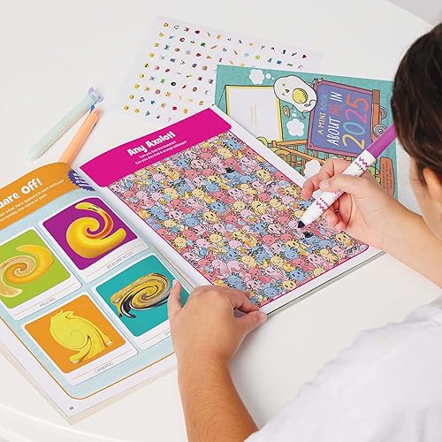 Miniatura 6 de Libros de actividades de edición especial 2024 para niños de 6 a 12 años, paquete de 4, 128 páginas