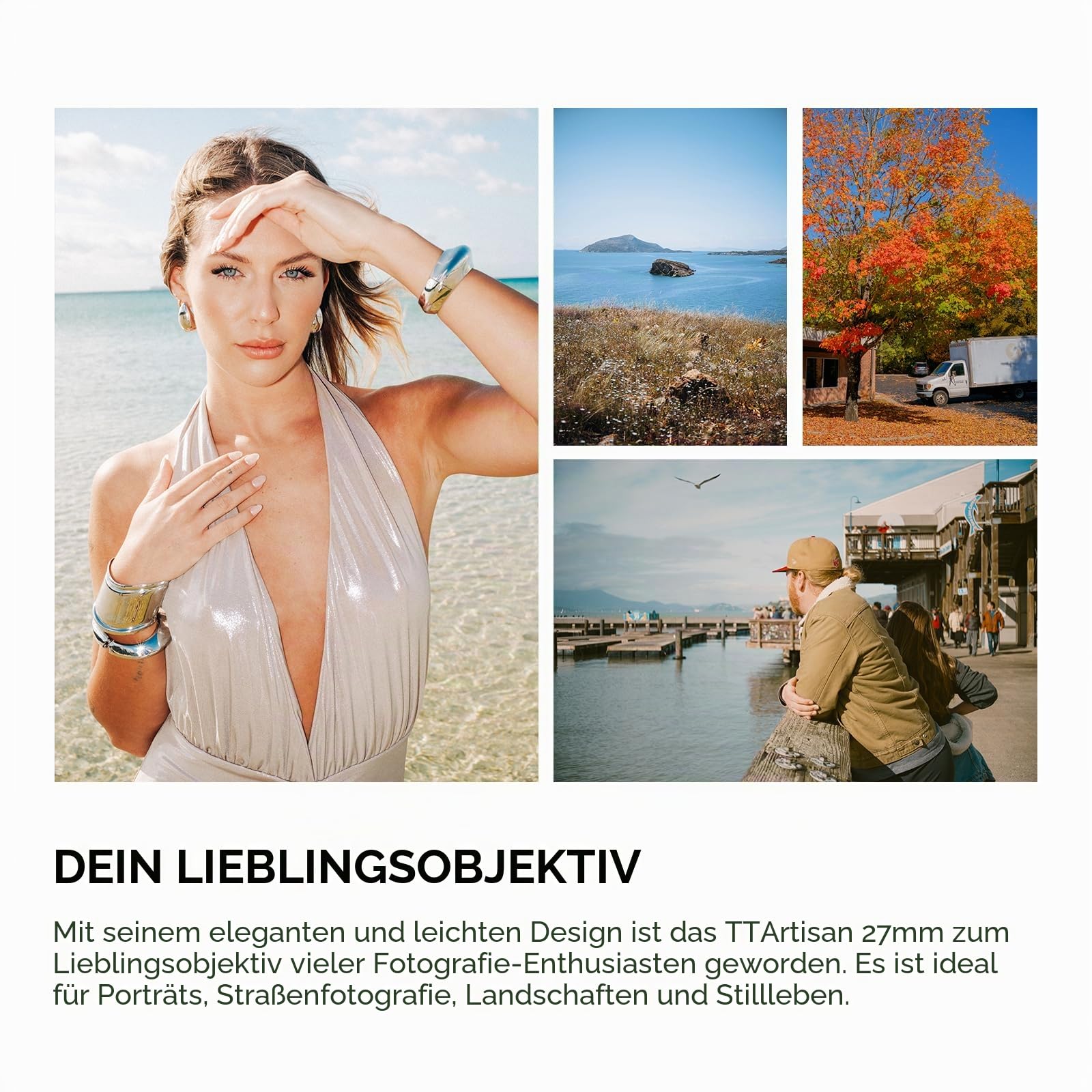 TTARTISAN AF 27mm F/2.8 E APS-C Fester Fokus Linse für Sony E-Bajonett A6000 A6100 A6300 A6500 ZV-E10 ZV-E10II NEX-3 (E-Bajonjonette)