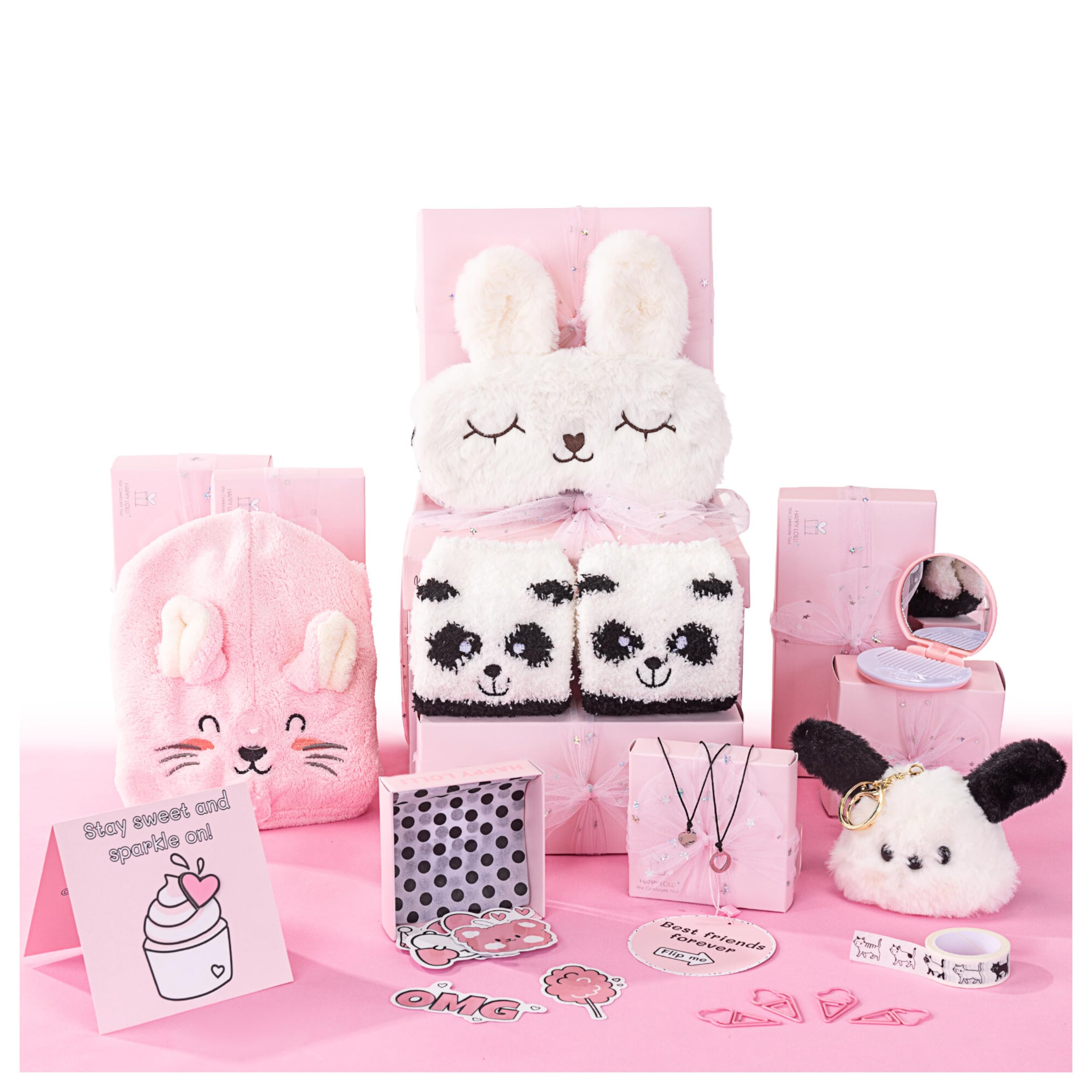 HAPPY LOLLI Birthday Gift for Tween & Teen Girls – 8 Wrapped Gifts with Empowering Tasks – Perfect for Christmas & Birthdays