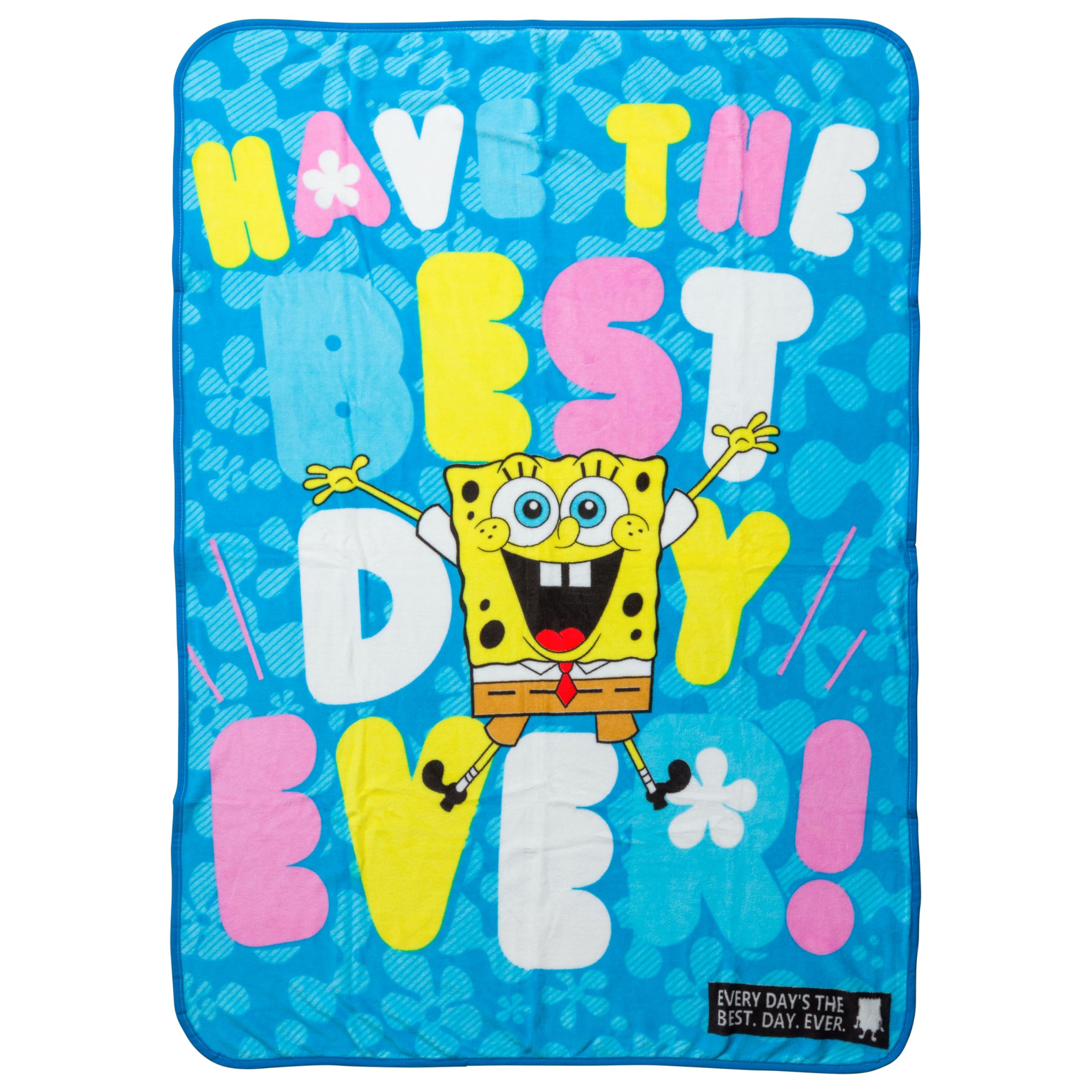 Silver Buffalo Spongebob Squarepants, Fleece Throw Blanket, 45x60in