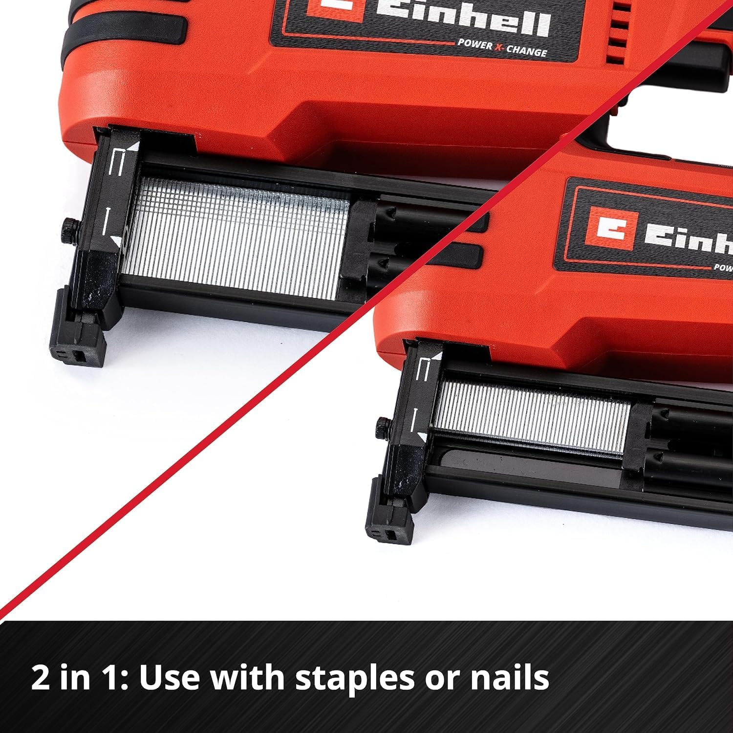 2-in-1 Nailer and Stapler Functionality