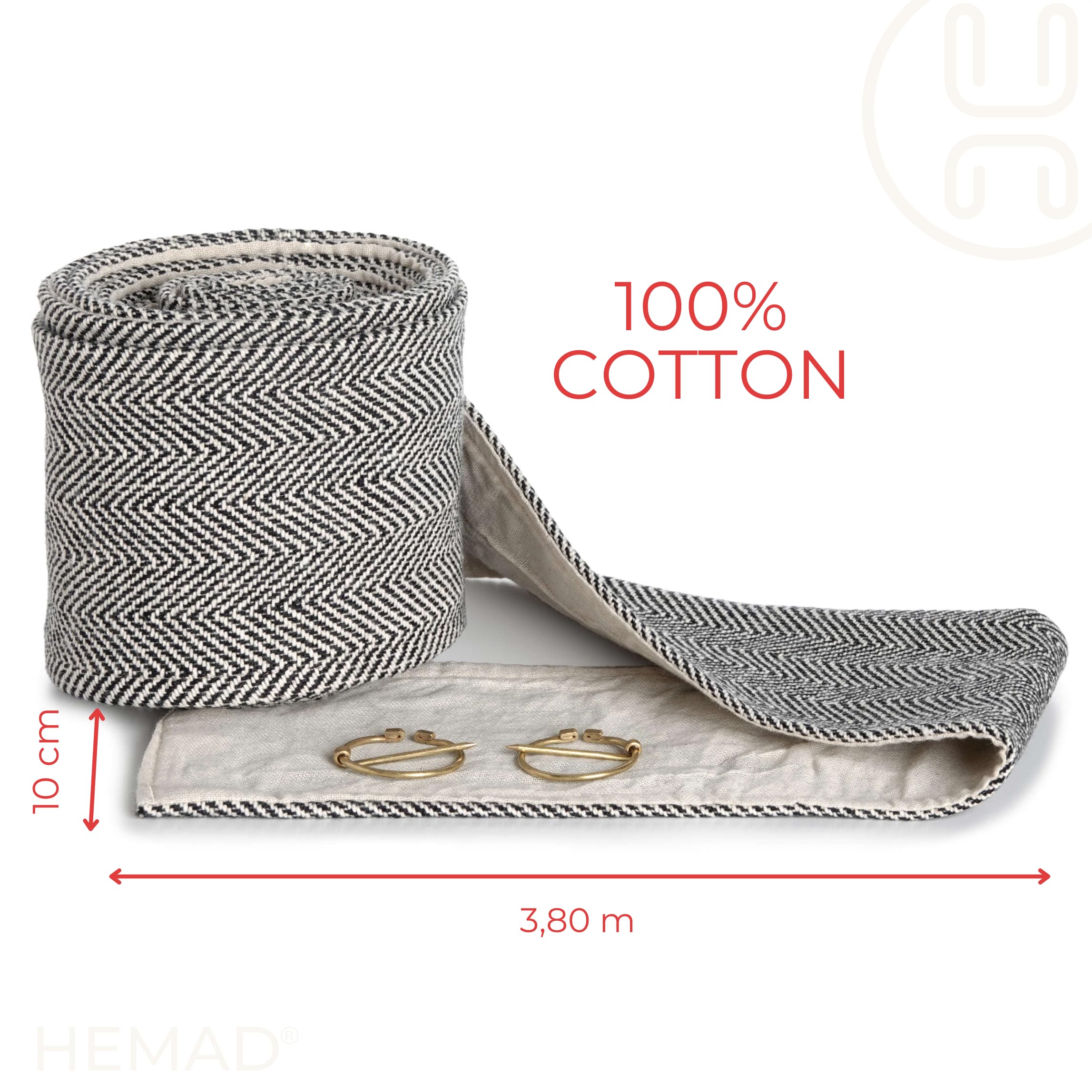 Set di avvolgicavo medievale con fibre di cotone solido
