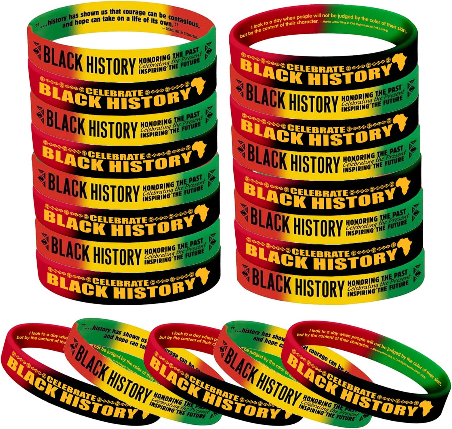 Know me Black History Month Silicone Bracelets Party Favors, African BHM Worthwhile Commemoration National Celebrate Black History Bracelet for Adults Teens