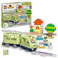 LEGO DUPLO Treno d’Avventura Interattivo - Giochi Didattici per Bambini e Bambine da 2 Anni in su