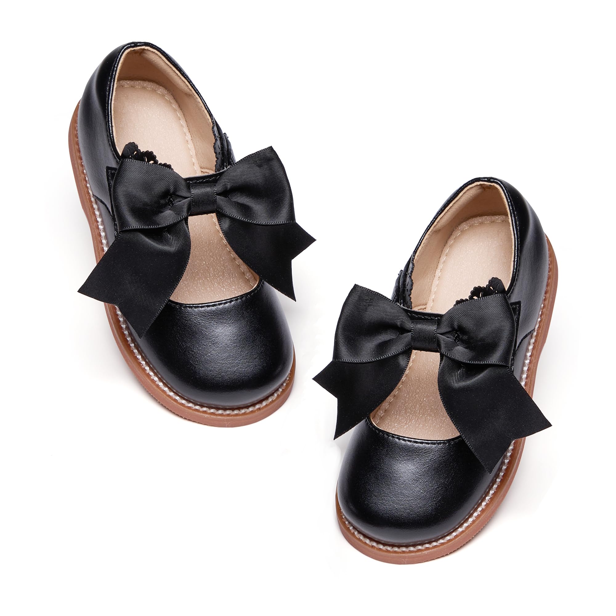 Otter MOMO Toddler Little Girls Oxford Mary Jane School Uniform Dress Shoes