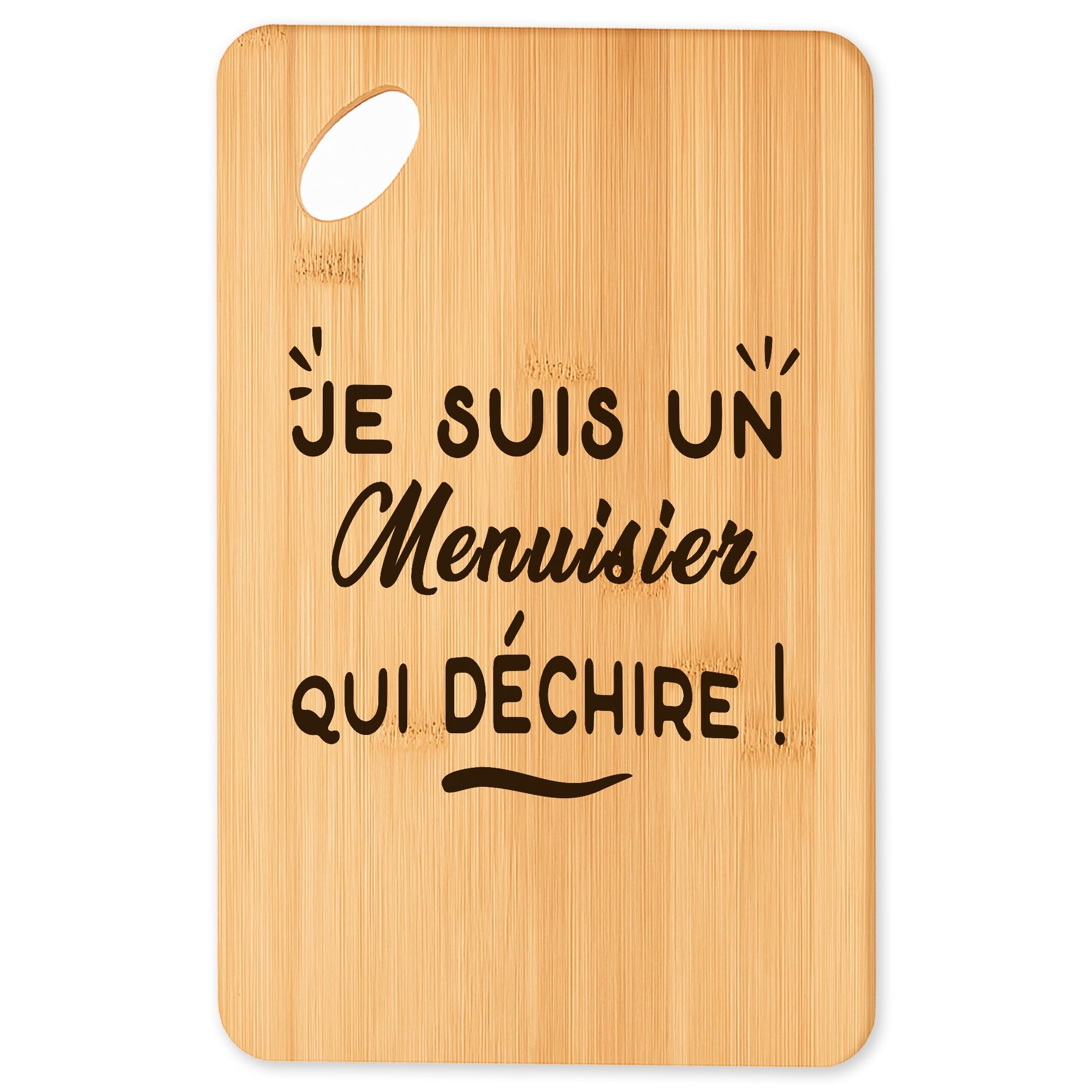 Planche à découper Menuisier en bambou résistant aux finitions soignées