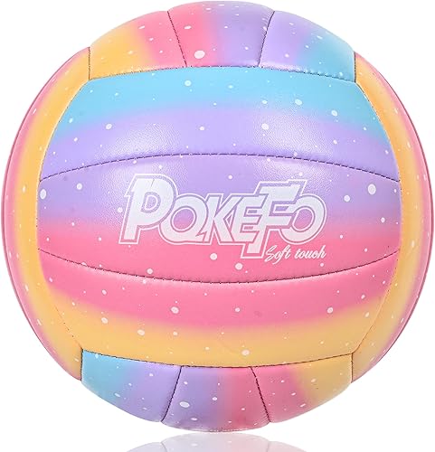 Miniatura 9 de Pelotas de voleibol suaves para interiores y exteriores para niños, jóvenes, adultos, ancianos, gimnasio, juegos de playa, jugar y entrenar (tamaño