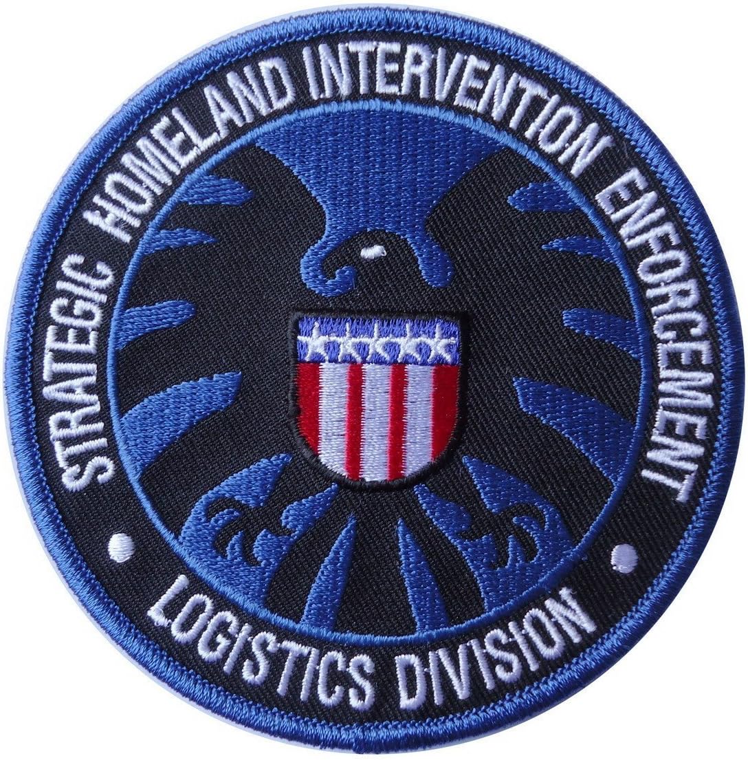 Iron Man Homeland Enforcement Shield Patch (Blue/Black)