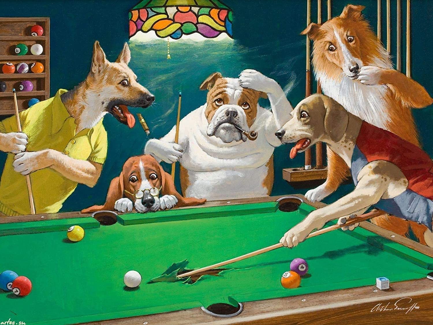RIFOSA 12"x8" Billiards Pool Tin Metal Sign Wall Art Plaque Garden House Sign
