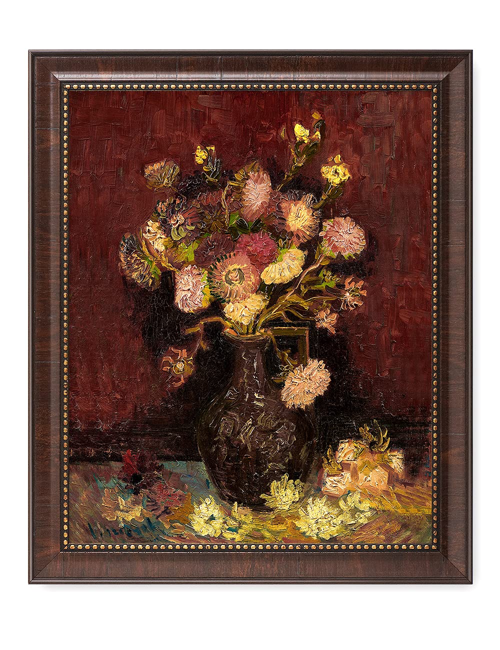 ヴィンセント ヴァン ゴッホ 額縁 インテリア 花の花瓶 Amazon.co.jp: DECORARTS - 花瓶 with Asters And Phlox 1886