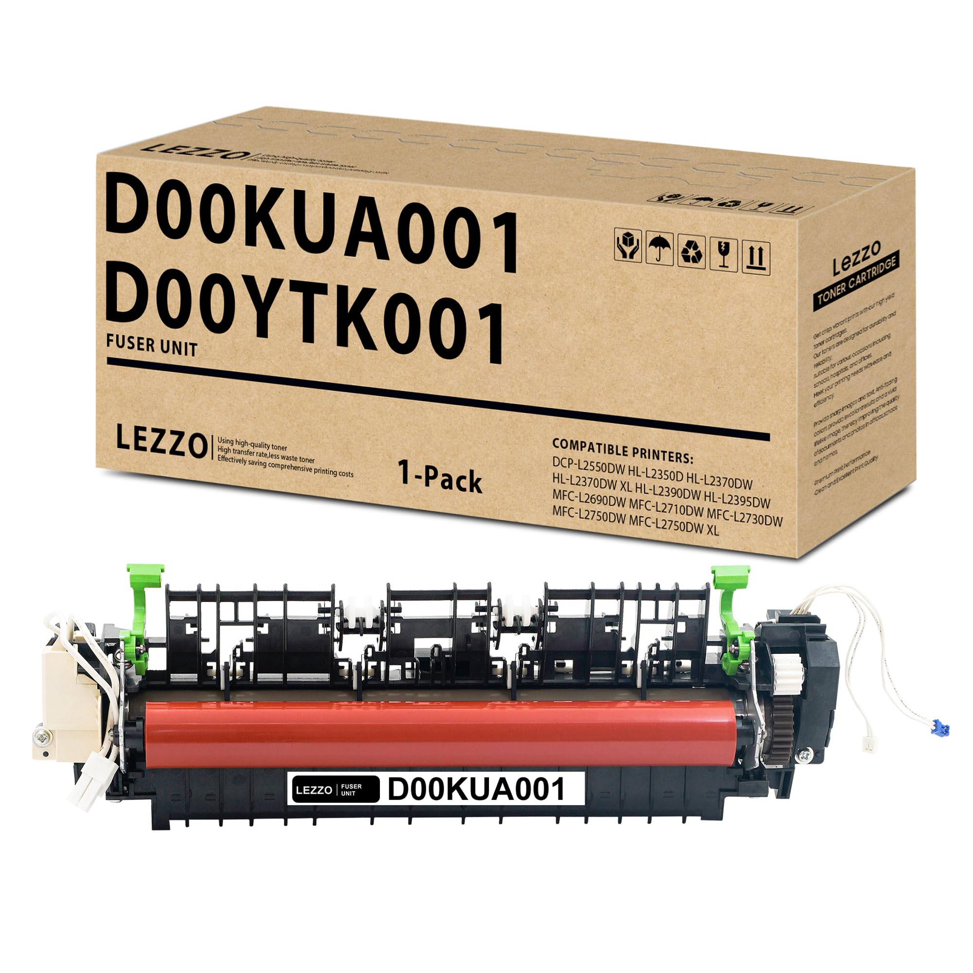 Remanufactured D00KUA001 D00YTK001 Fuser Unit 1-Pack 110V DCP-L2550DW Fuser