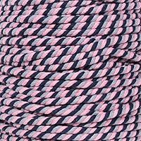 Vista 76 de Cuerda de algodón trenzado súper suave de 3 hebras (negro, 1 pulgada x 10 pies)