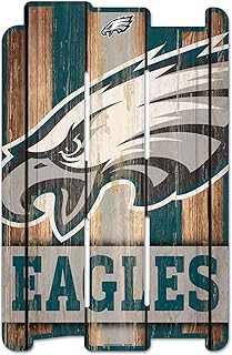 NFL Wood Fence Sign