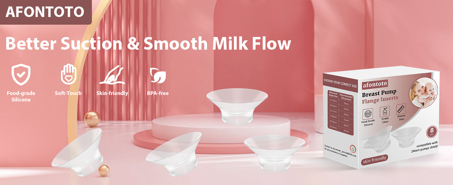 Amazon.com : 15mm Flange Inserts Compatible with Momcozy M5/M9/S12