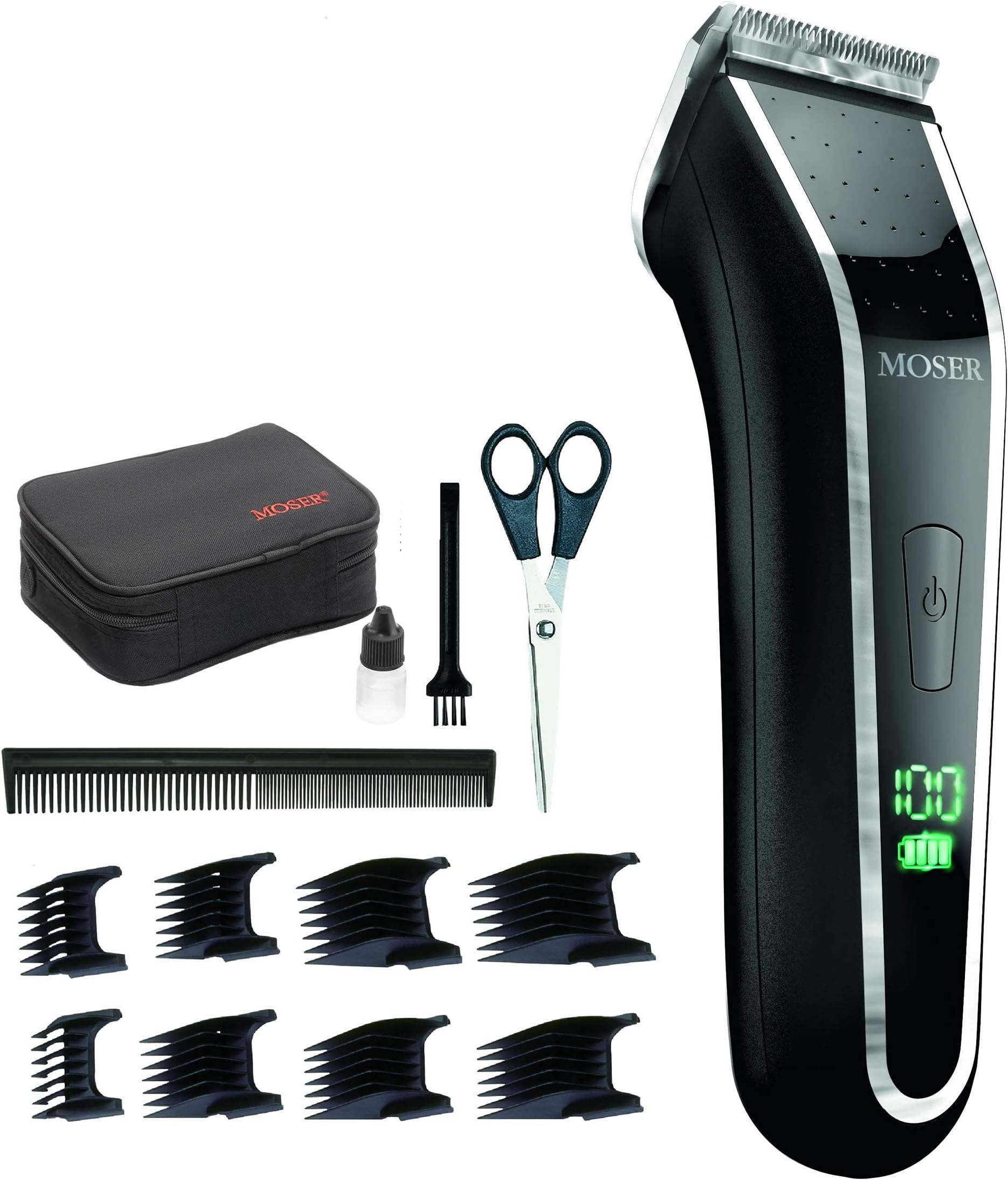 Moser 1902.0460 Pro 1 Lithium Ion Battery Powered LCD 1902 Series