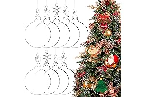 GuassLee Christmas Acrylic Ornament Blanks for Unforgettable DIY Projects