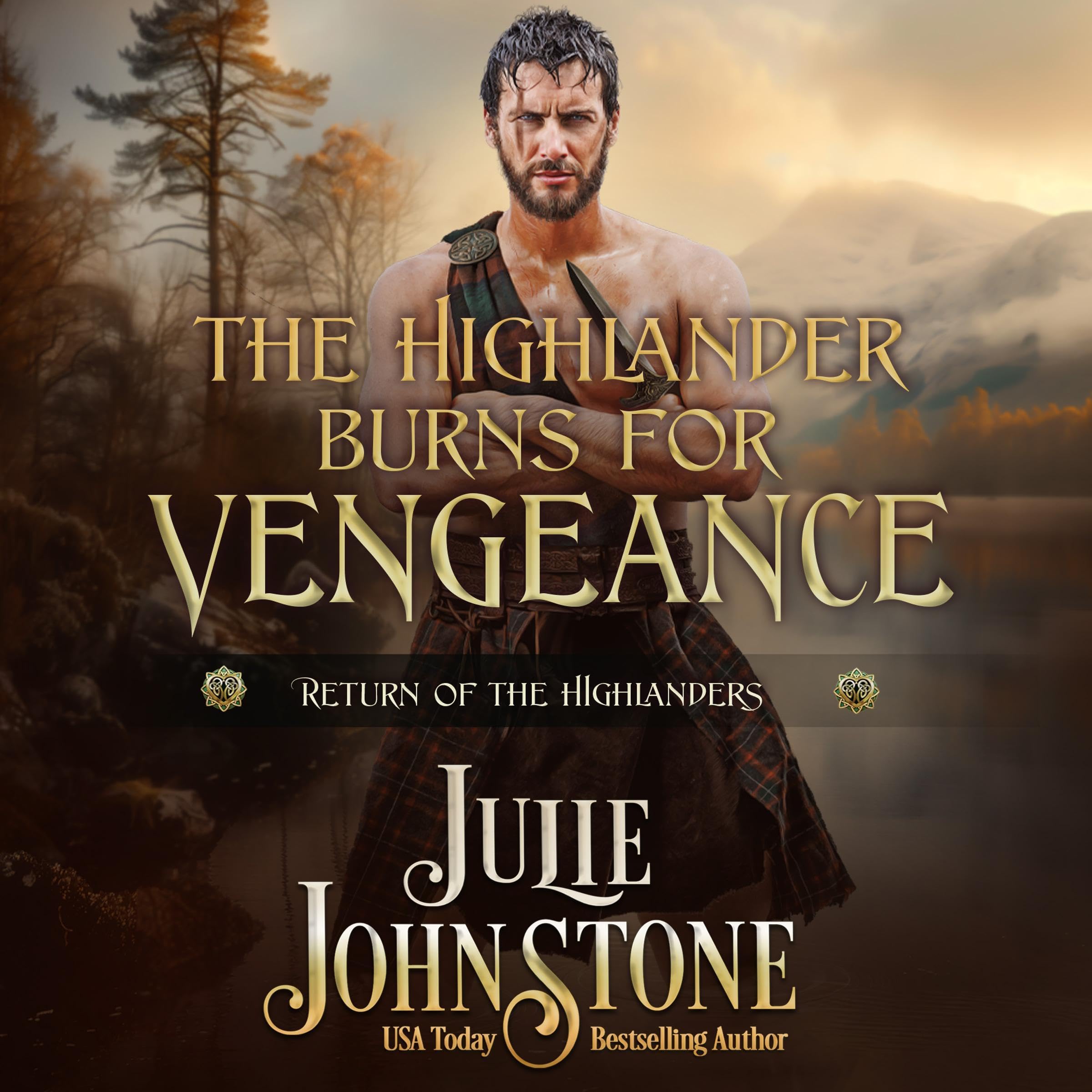 Cover art for The Highlander Burns for Vengeance