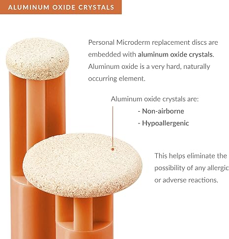 PMD Personal Microderm Replacement Discs - Includes 6 Discs and 1 Filter - For Use With Classic, Plus, Pro, Man, and Elite