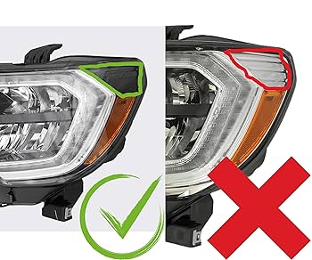 Amazon.com: Headlight Assembly Replacement For Toyota 2018