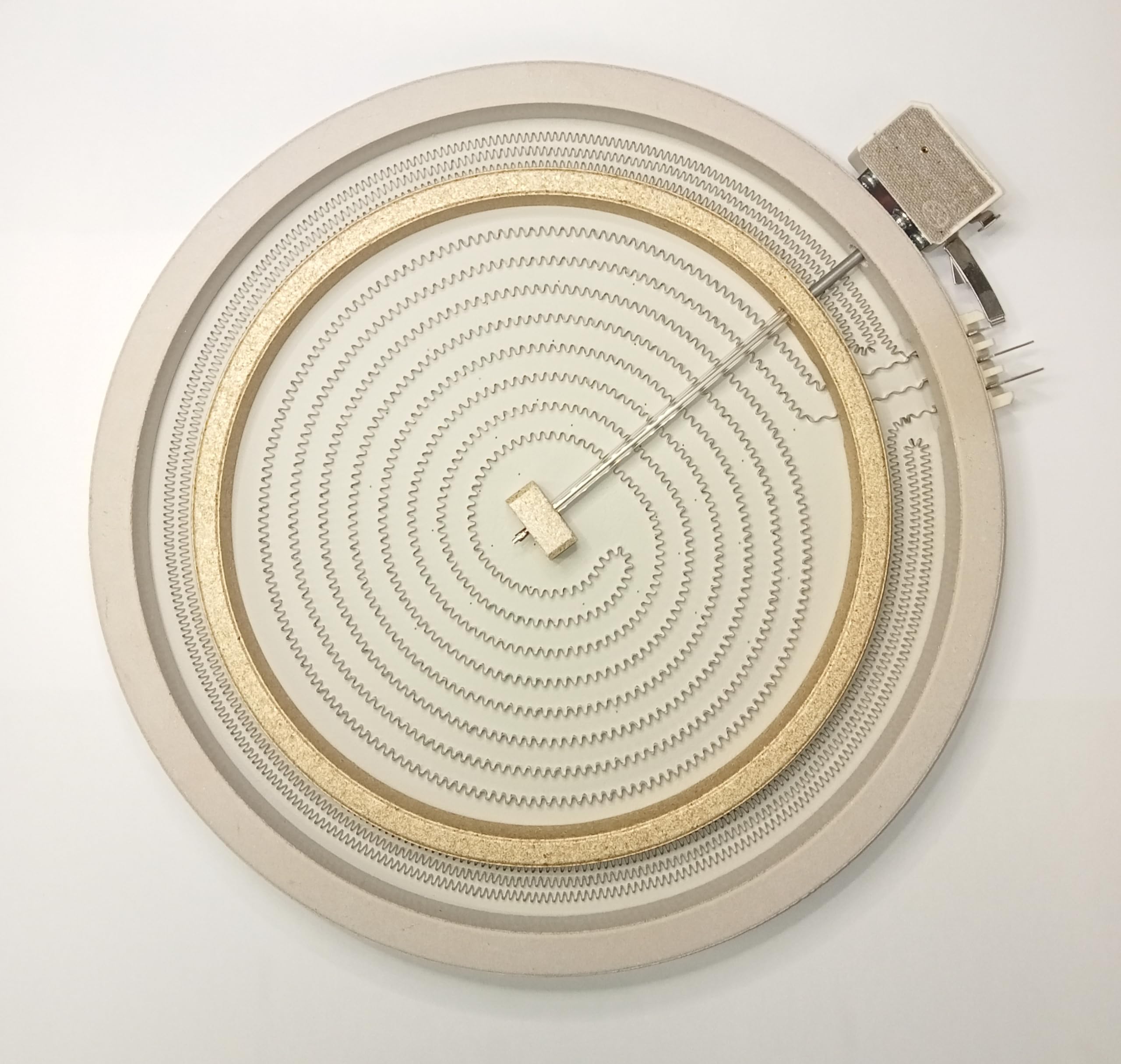 Eika | Resistencia vitrocerámica doble zona con aro | 3002333931 | 2700/1800 vatios. 230 voltios | Øext. 300mm | Pieza original de fabricante para encimeras vitrocerámicas.