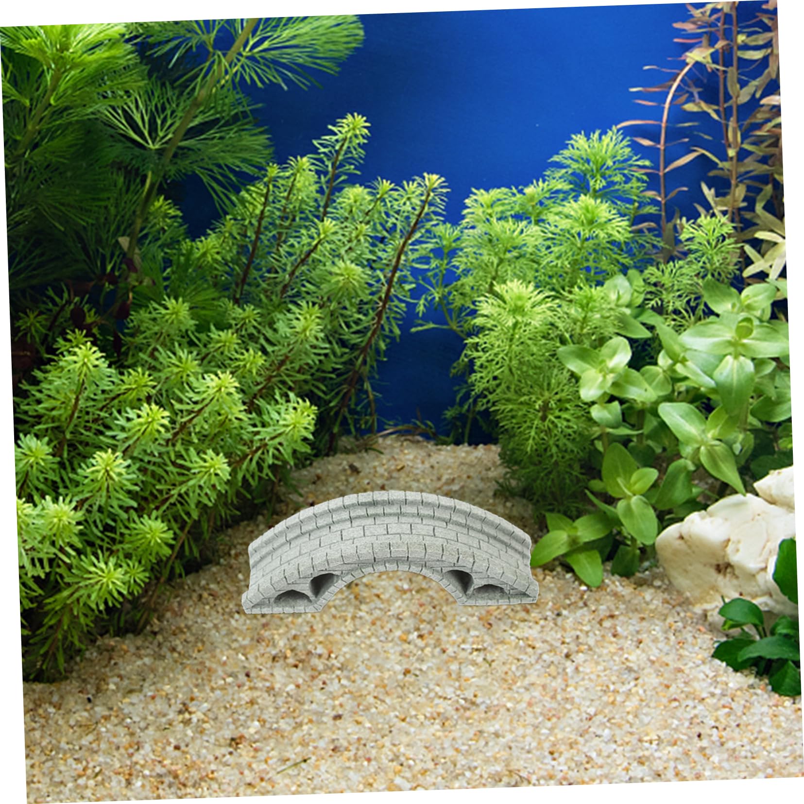 HEMOTON 4 Pièces Miniature Pont Arqué pour Décoration de Ornement Aquatique Durable pour Aquarium Jardin