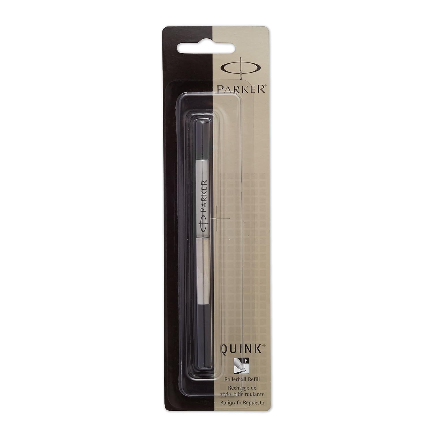 PARKER QUINK Rollerball Pen Ink Refill, Fine, Black, 1 Count Amazon