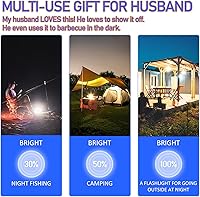 Vista 4 de Neporal LITE Emergency Rechargeable Light Bulbs A19, Light Up to 48 hrs, Battery Operated Light Bulb, 5000K E26 LED Bulb, Emergency Lights for Home