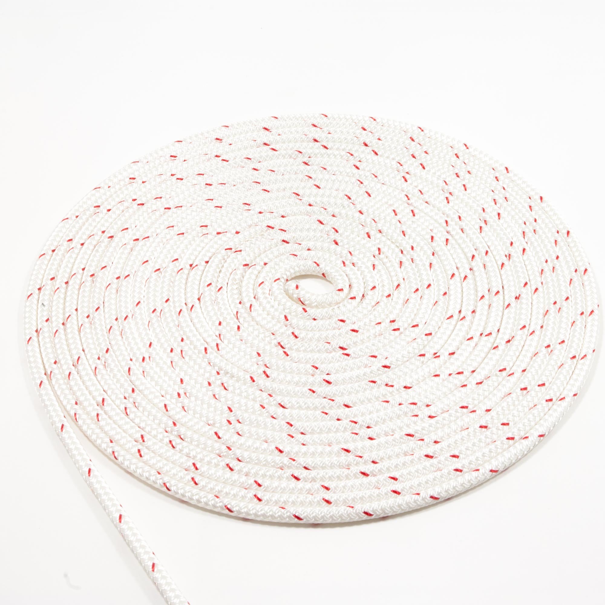 New England Ropes 1/4in (6mm) Sta-Set White 60 Feet Long