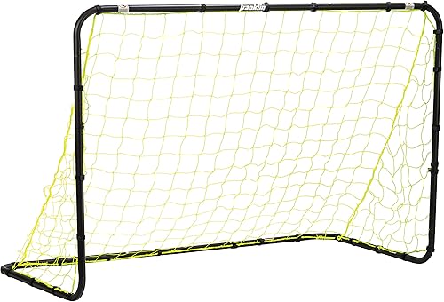 Franklin Sports Competition Backyard Soccer Goals - Portable Outdoor Soccer Goal with Net - Steel Post Metal Soccer Net with Ground Stakes - Folding Franklin Sports Competition Backyard Soccer Goals - Portable Outdoor Soccer Goal with Net - Steel Post Metal Soccer Net with Ground Stakes - Folding