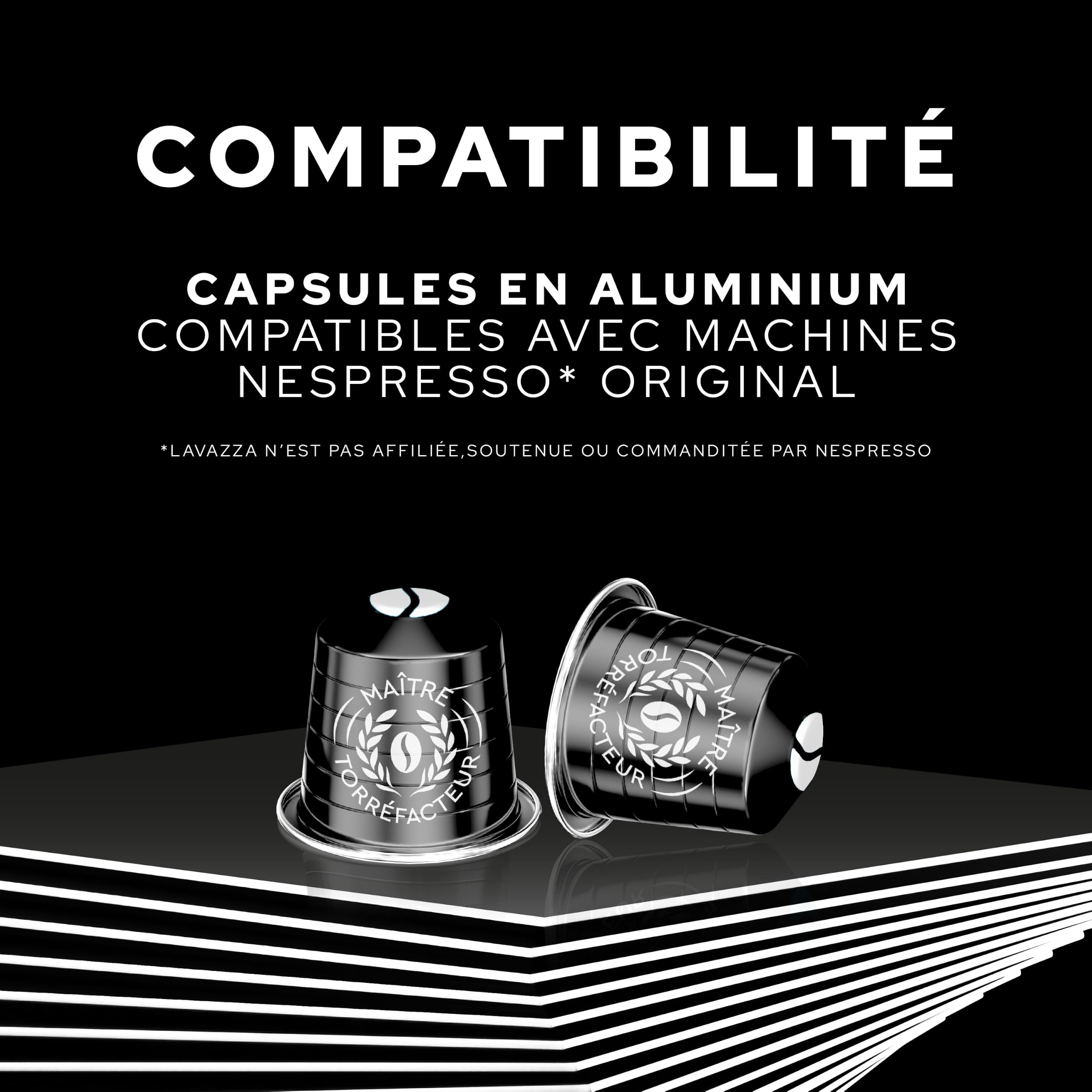 CARTE NOIRE - kapsułki kawy Espresso Intense N°9 kompatybilne z Nespresso - Kawa Arabica - Giga Format 80 aluminiowych kapsułek - Wyprodukowano we Francji