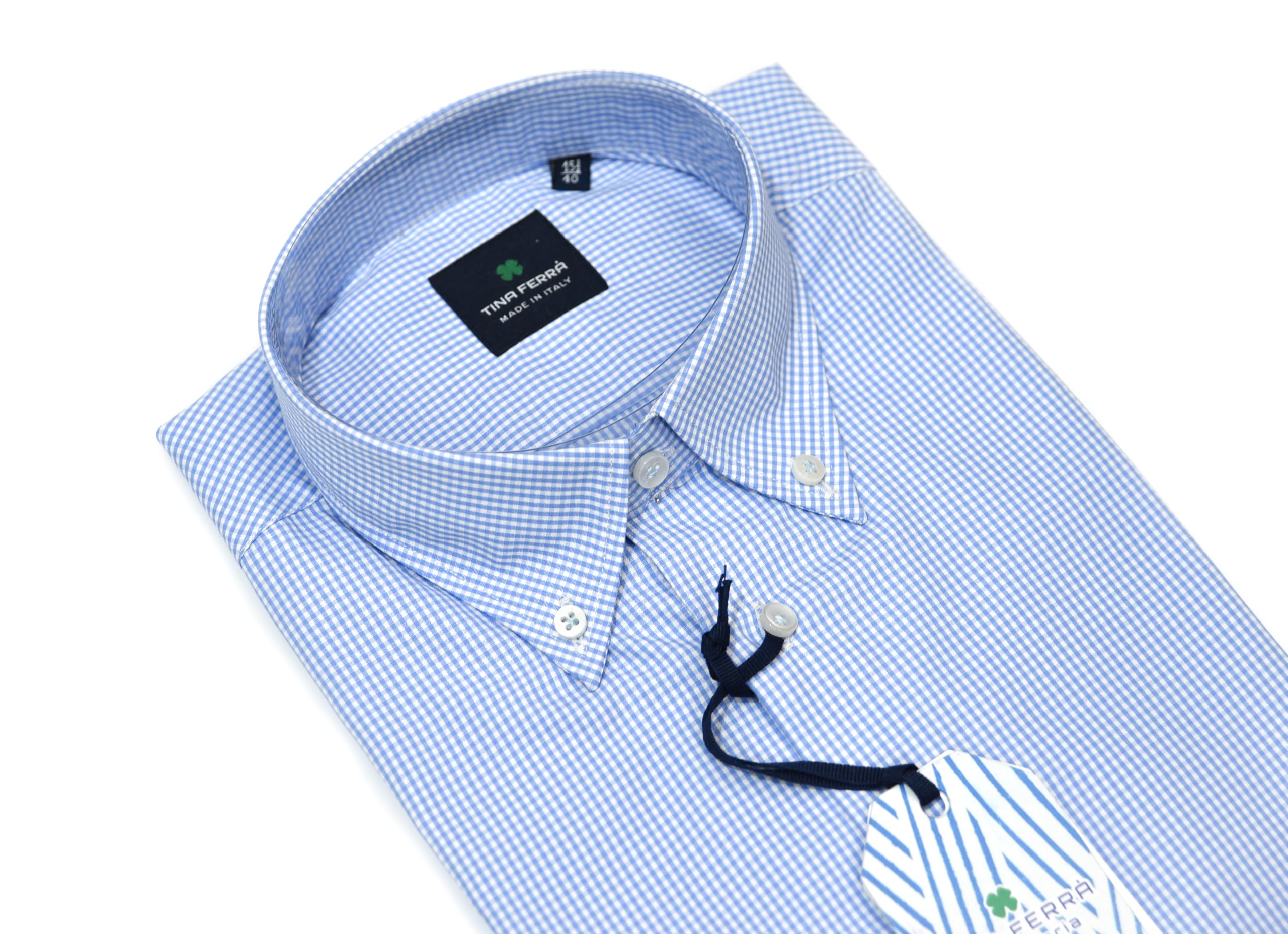 Camicia Uomo a Quadretti, Camicia Uomo Elegante Regular Fit, Camicie Quadri Uomo Manica Lunga, Colletto Button Down, 100% Made in Italy