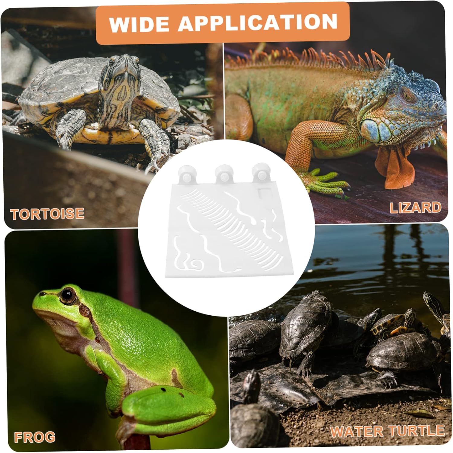 GANAZONO Floating Platform Reptile Dock Pet Supplies Multi-use Basking Rock for Turtles