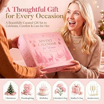 Verdenu Advent Calendar 2026 for Women Teen Girls - 24 Day Beauty Gift Set