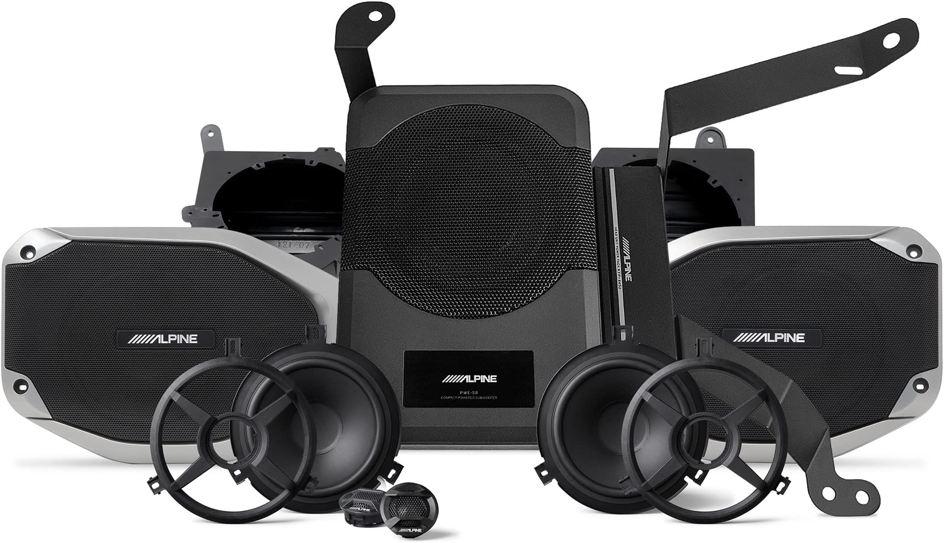 Alpine PSS-24WRA 300-Watt Complete System Upgrade Compatible with 2018-Up Jeep Wrangler Unlimited JL & 2020-Up Jeep Gladiator