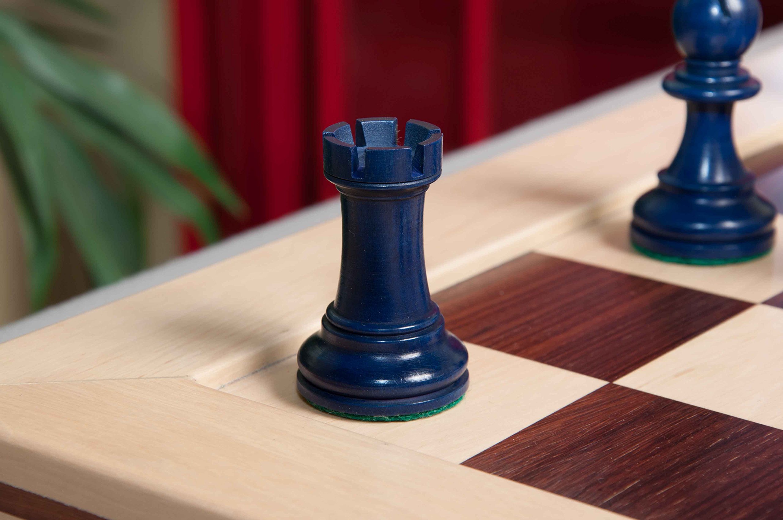 House Of Chess Grand Master Staunton Schachfiguren – King Size 9,5 Cm Aus Akazienholz/Buchsbaum, Mit 2 Extra-Königinnen