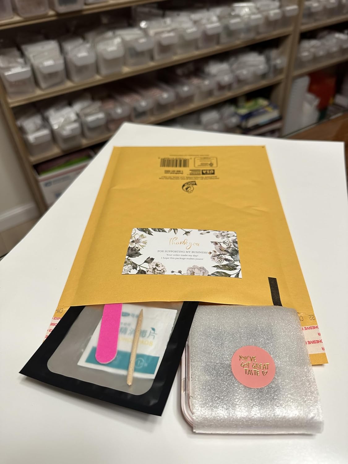 JC Handcrafted Press On Nails Kit, Short Length Nail Press Ons, Durable, Easy Application, Stylish Impress Press On Nails, Perfect for Daily Wear & Special Occasions (M19, M)