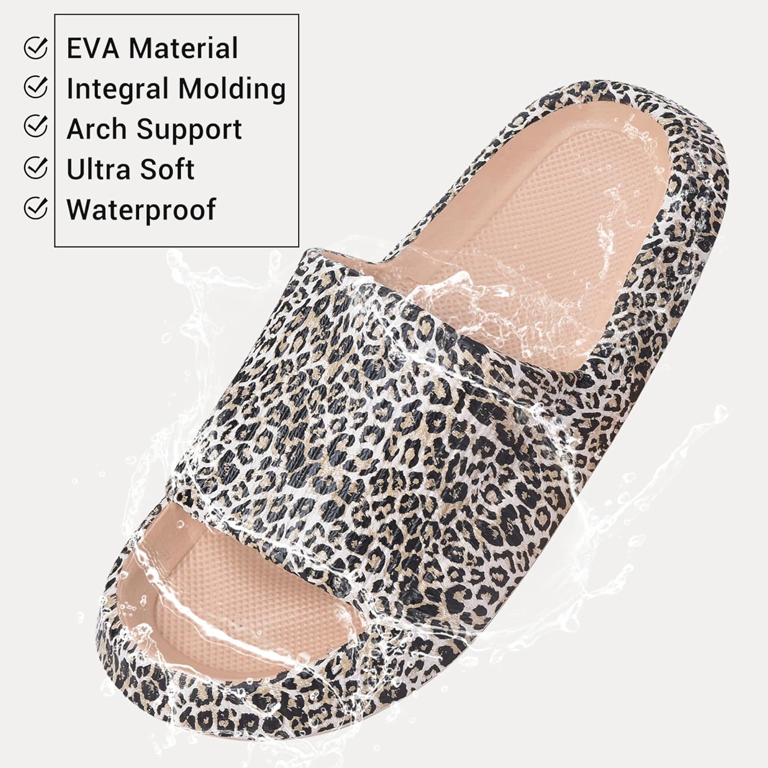 Pillow Slippers for Women and Men Non-Slip Shower Slides Shoes Comfort Cloud House Sandals Thick Sole Indoor Outdoor - Image 3