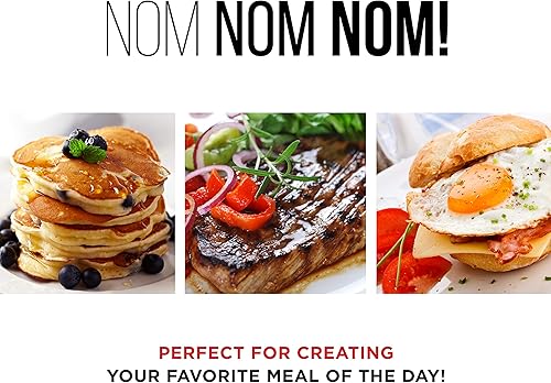 Miniatura 5 de Chefman parrilla eléctrica, totalmente sumergible y apta para lavavajillas, control de temperatura ajustable que permite un cocinar versátil y