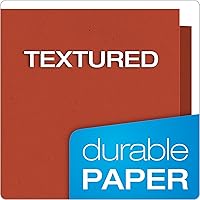 Vista 9 de Earthwise Fólders individuales, tamaño carta, natural, 25 por caja (78542), Rojo