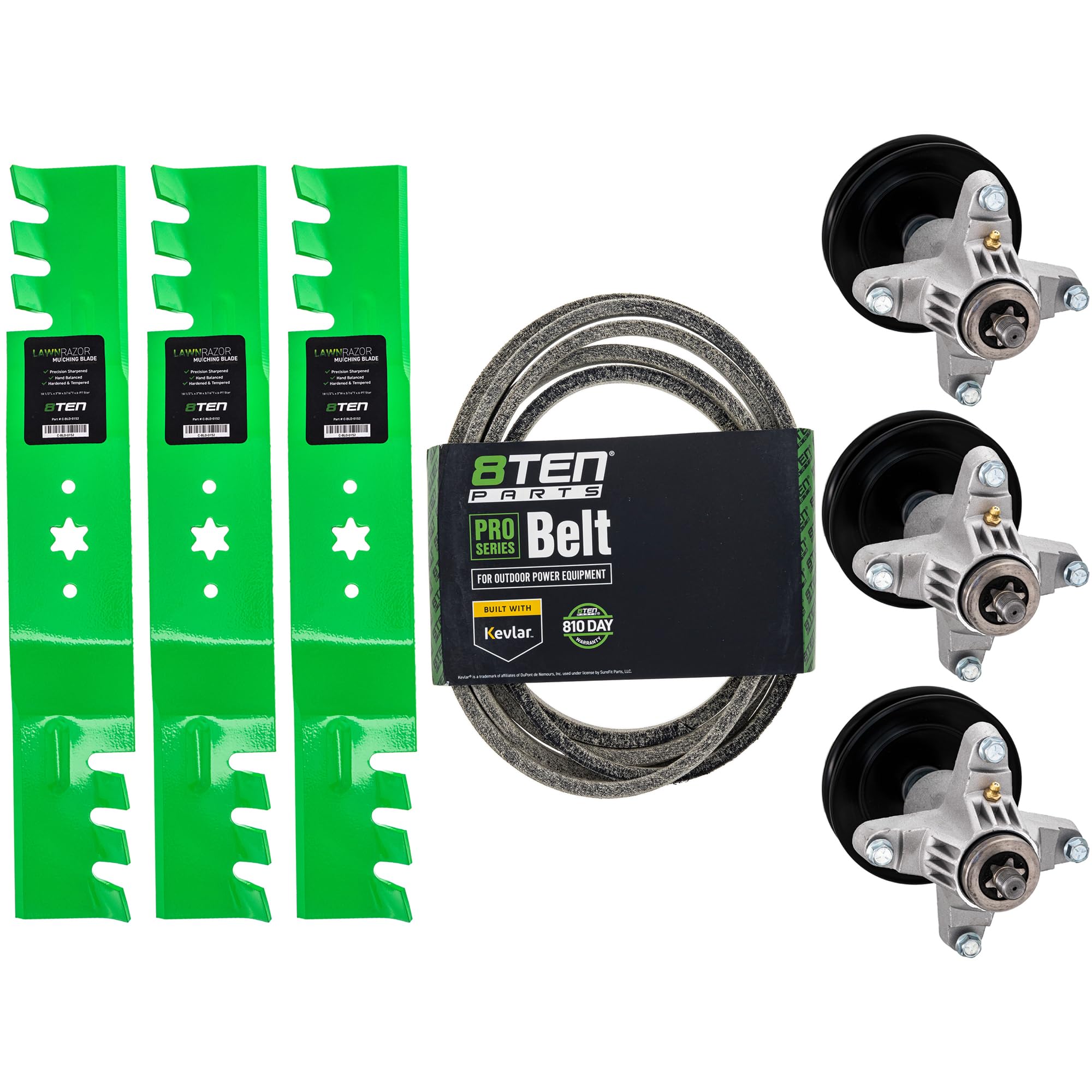 コンラッド Amazon.com : 8TEN Blade Spindle Belt Kit for MTD Cub Cadet