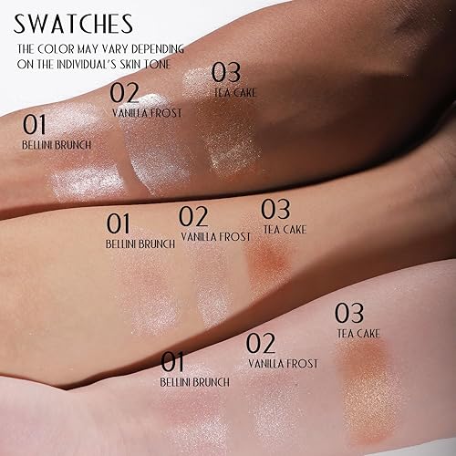 Miniatura 3 de YOUNG VISION Resaltador líquido de brillo natural suave, maquillaje iluminador líquido, sin peso, de larga duración, a prueba de manchas, aspecto