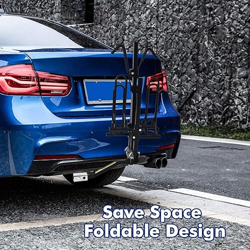 Miniatura 3 de Black Series 2 - Soporte de enganche plegable para bicicletas, compatible con receptores de enganche de 1-14" y 2"