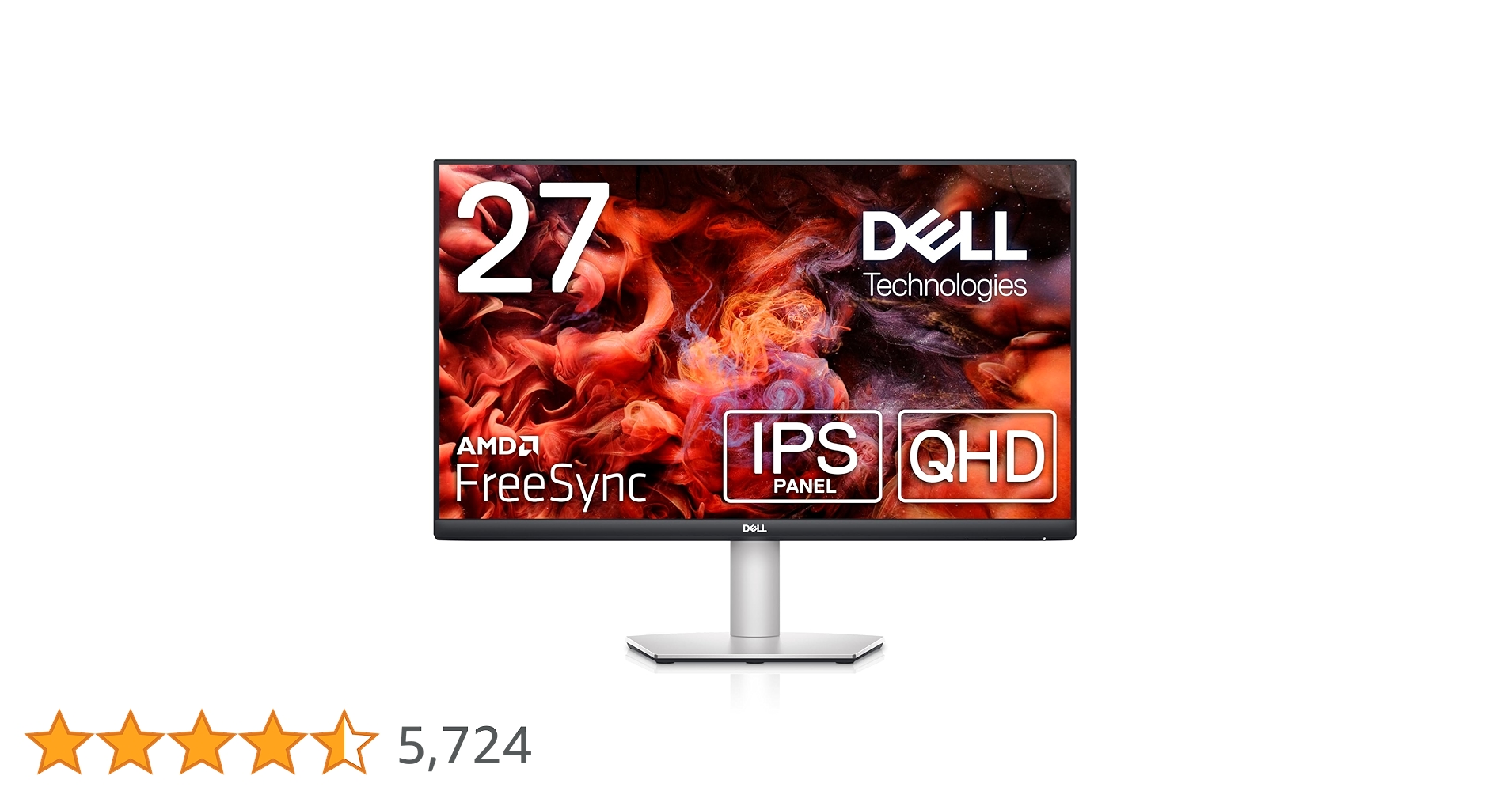 Amazon.co.jp: Dell S2721DS 27-Inch 4K Monitor, QHD, IPS Matte