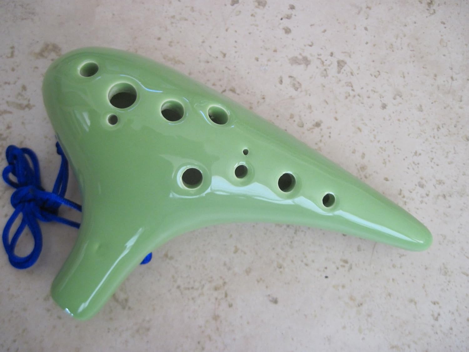 Utopia Ceramic Ocarina Key Lime Yellow Green Alto C Key High temperature Kiln Treated good Hardness Endurability